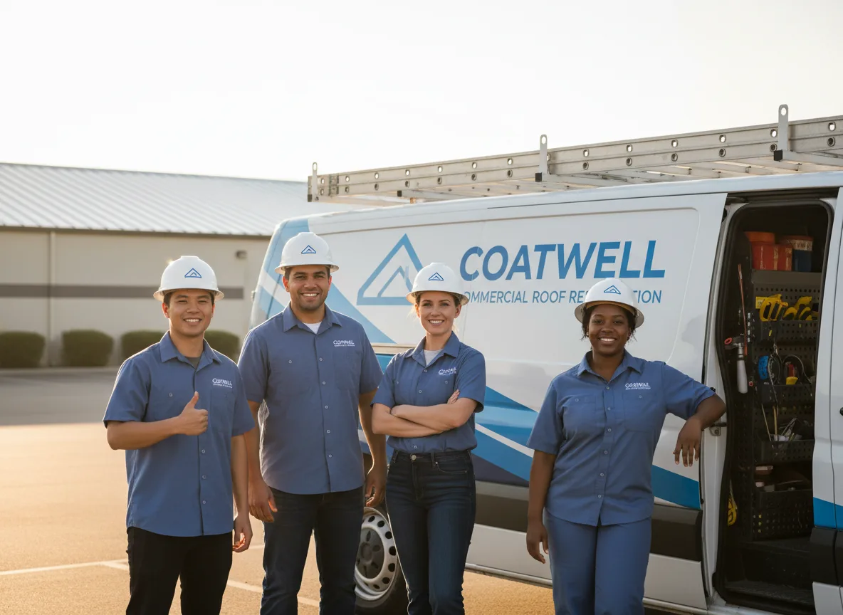 Commercial roof coating company in Curtis, MI